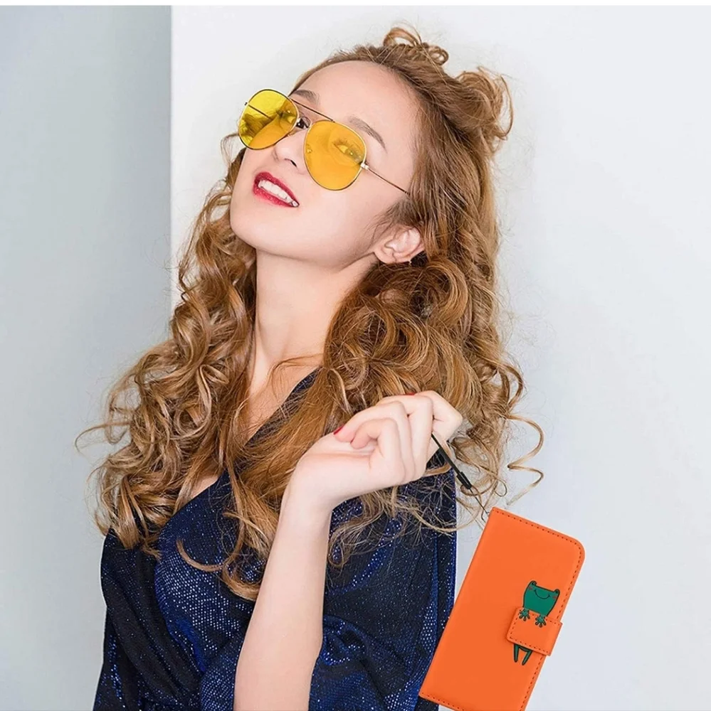 Wallet Phone Case for Samsung Galaxy S22,Cartoon Pattern Synthetic Leather